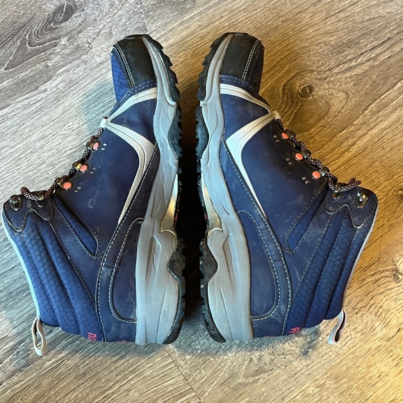 Ahnu Alamere Mid Hiking Boot Purple Nubuck Leather‎ Womens 7.5 UK 5.5 EU 38.5 - Picture 3 of 9